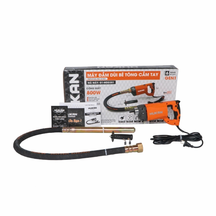 Máy đầm dùi tay 1m5 Hukan G2-MDD351 ( 800W )