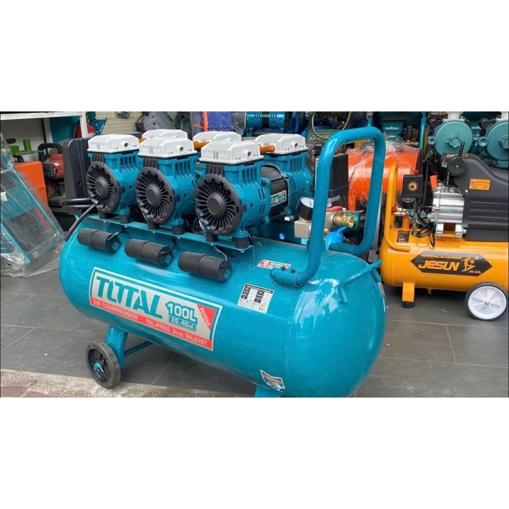 Máy nén khí công nghiệp 100 lít Total TCS3361008T ( không dầu )