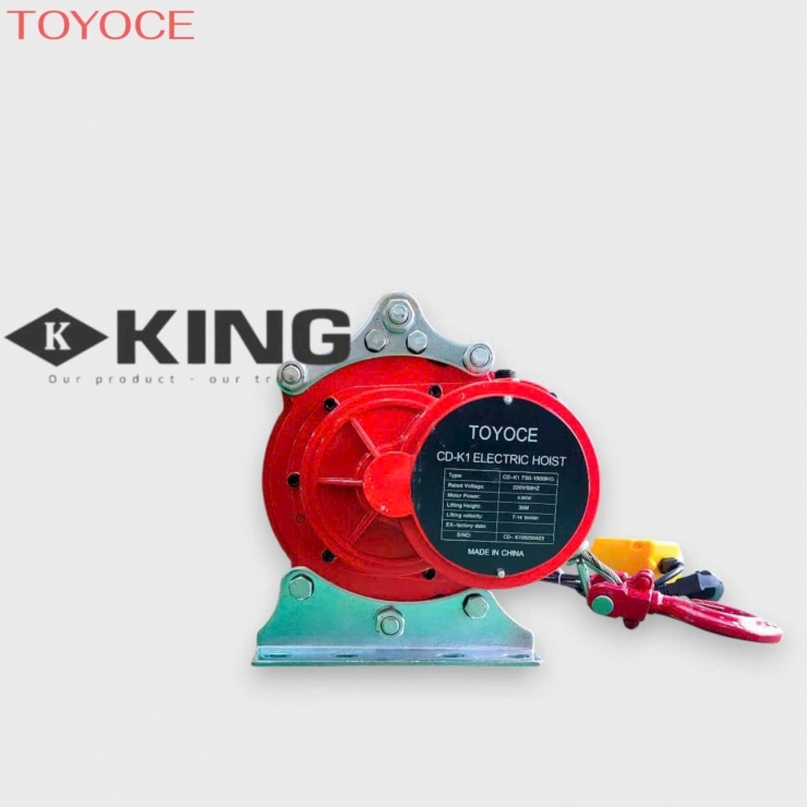 Máy tời điện 4.0Kw Toyoce CD-K1 750-1500Kg