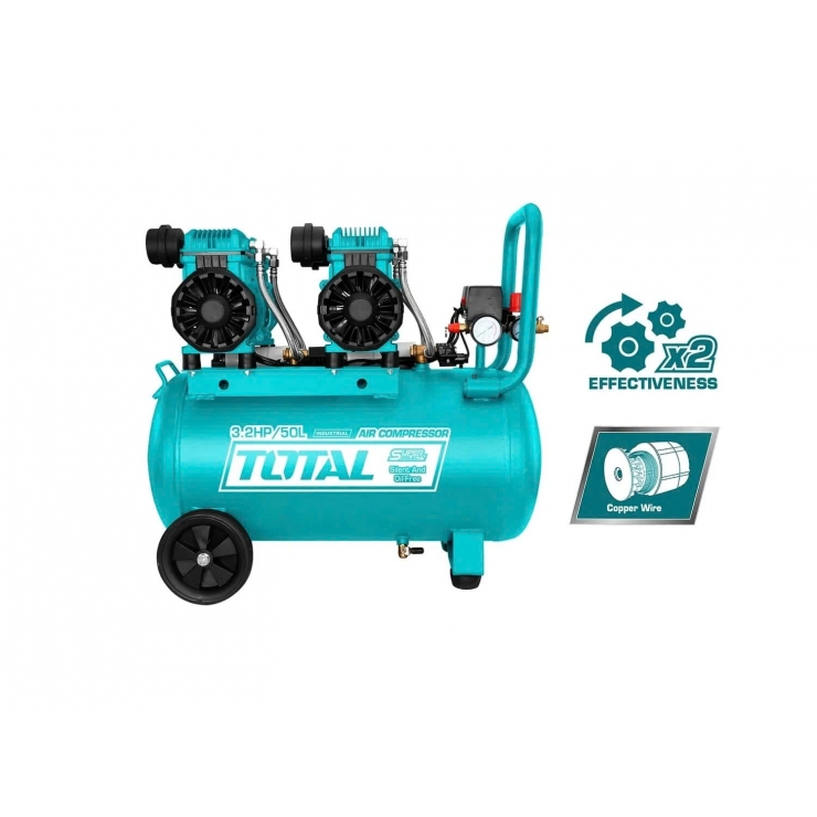 Máy nén khí không dầu 50 lít Total TCS1120508T