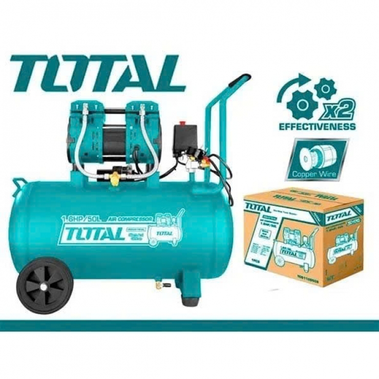 Máy nén khí không dầu 50 lít Total TCS1120508T ( 1200W )