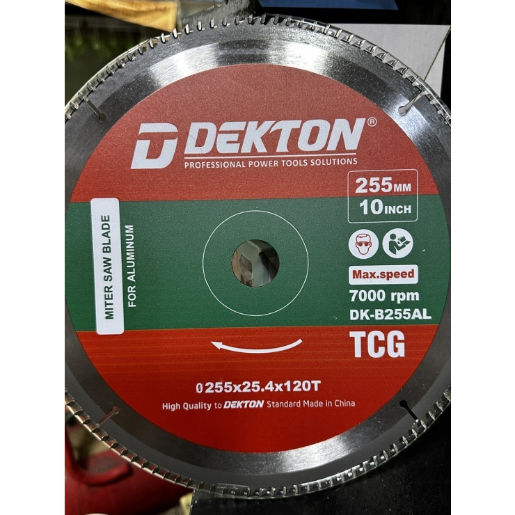 Lưỡi cắt nhôm 255mm Dekton DK-B255AL ( 255*25.4*120T )