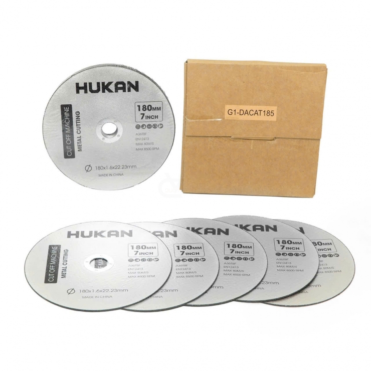 Đá cắt 180mm Hukan G1-DACAT185 ( 180*1.6*22.23mm )