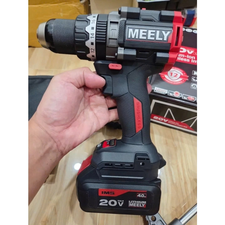 Khoan Pin 160Nm 21V MEELY MT868 Brushless ( chưa Pin & Sạc )