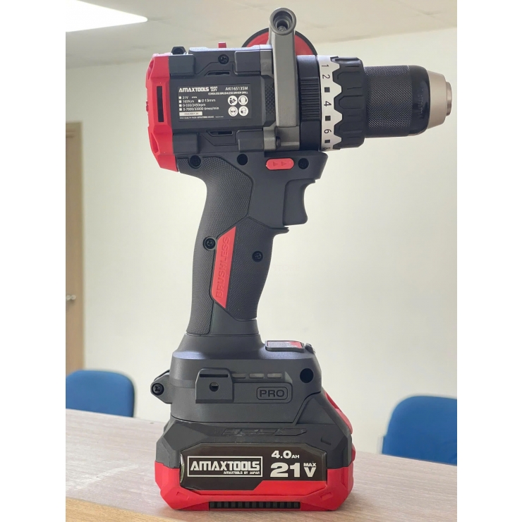 Máy khoan 165Nm Pin 21V Amaxtools AKI16513SM Brushless ( chưa Pin & Sạc )