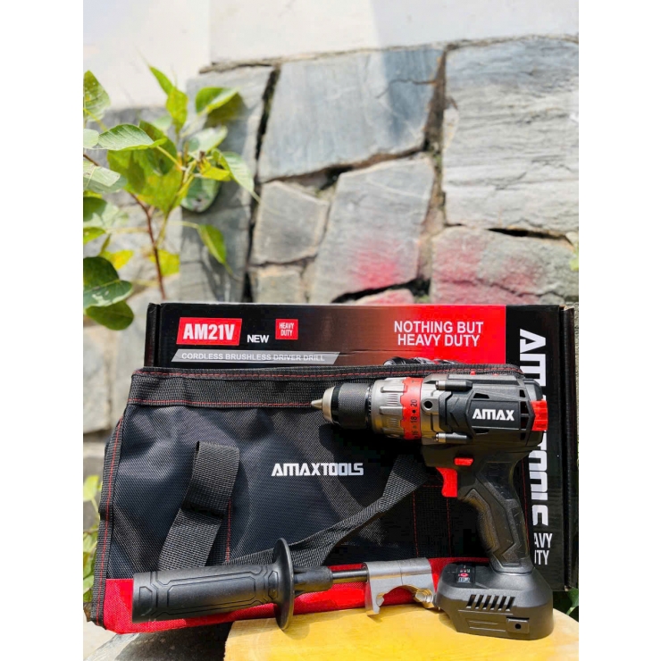 Máy khoan Pin 120Nm Amaxtools AK112013SM Hammer ( chưa Pin & Sạc )