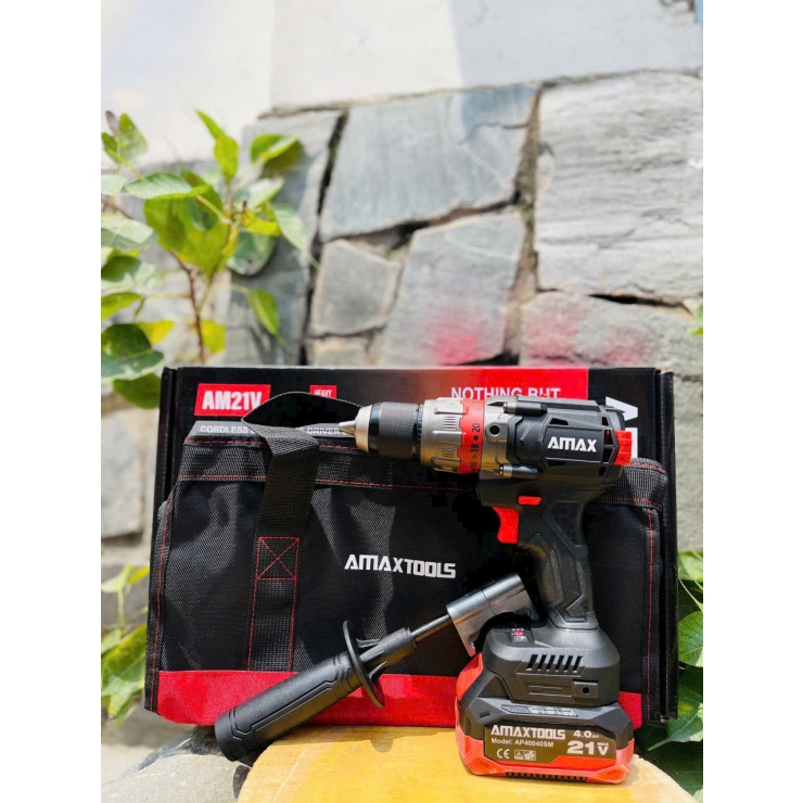 Máy khoan Pin 120Nm Amaxtools AK112013SM Hammer ( chưa Pin & Sạc )