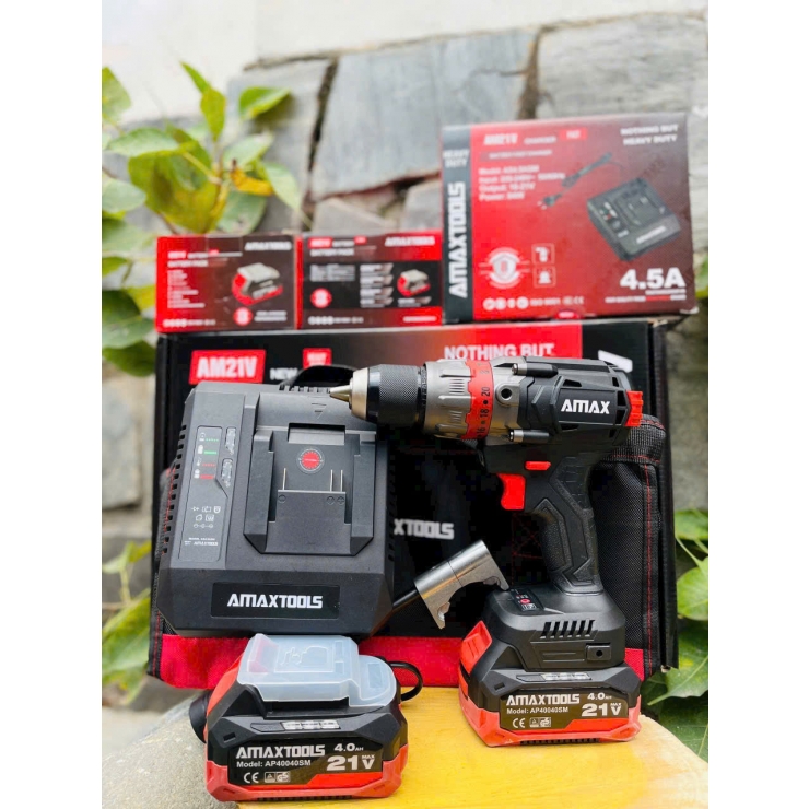 Máy khoan Pin 120Nm Amaxtools AK112013SM Hammer ( chưa Pin & Sạc )
