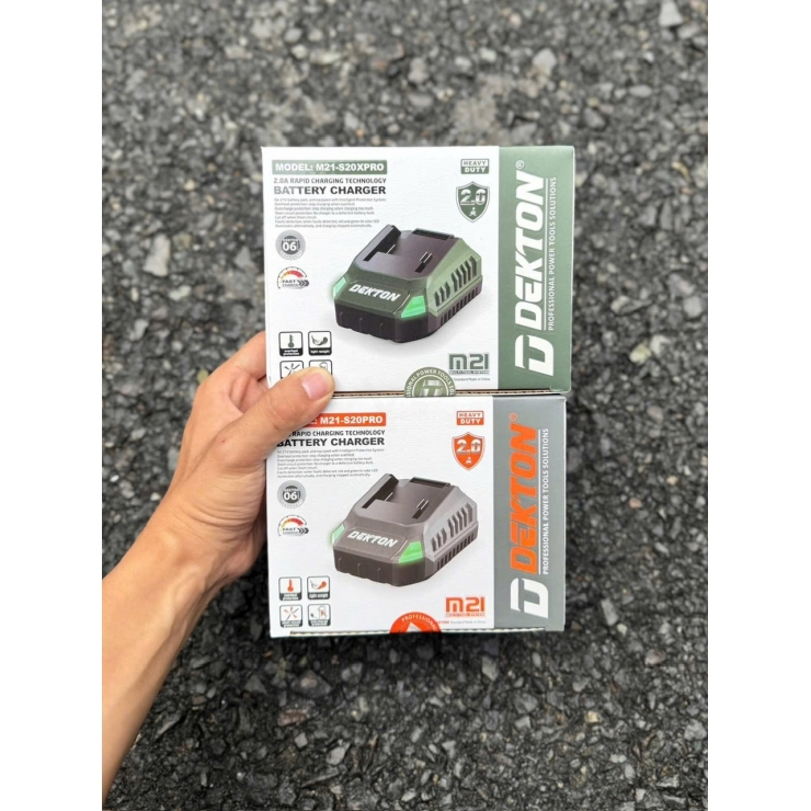 Sạc nhanh 2.0Ah Dekton M21-S20XPRO