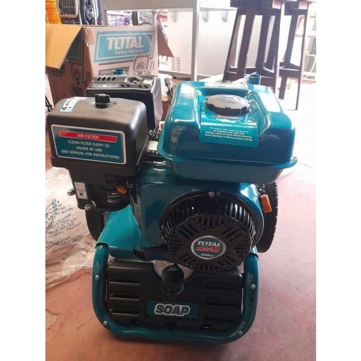 Máy xịt rửa xe dùng xăng 6.0Hp Total TGT250105 ( xe đẩy )