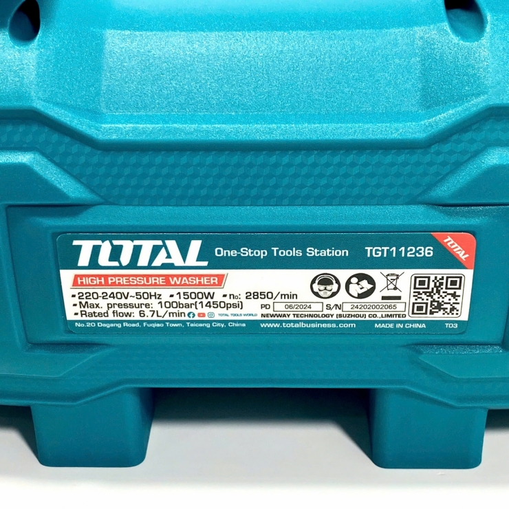 Máy rửa xe 1500W Total TGT11236 