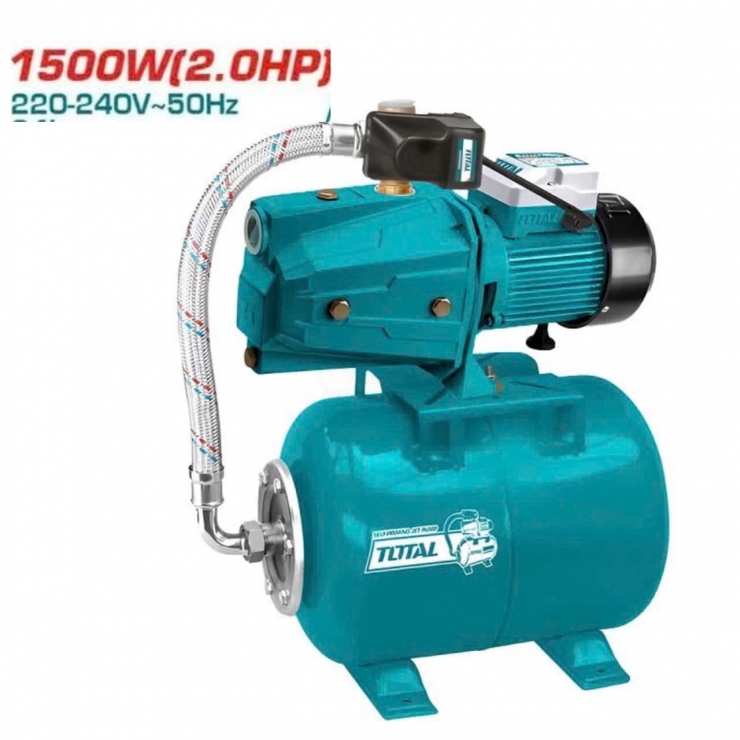 Bơm tăng áp chân không 1.5Kw Total TWP415006 ( 1 pha 2.0HP )