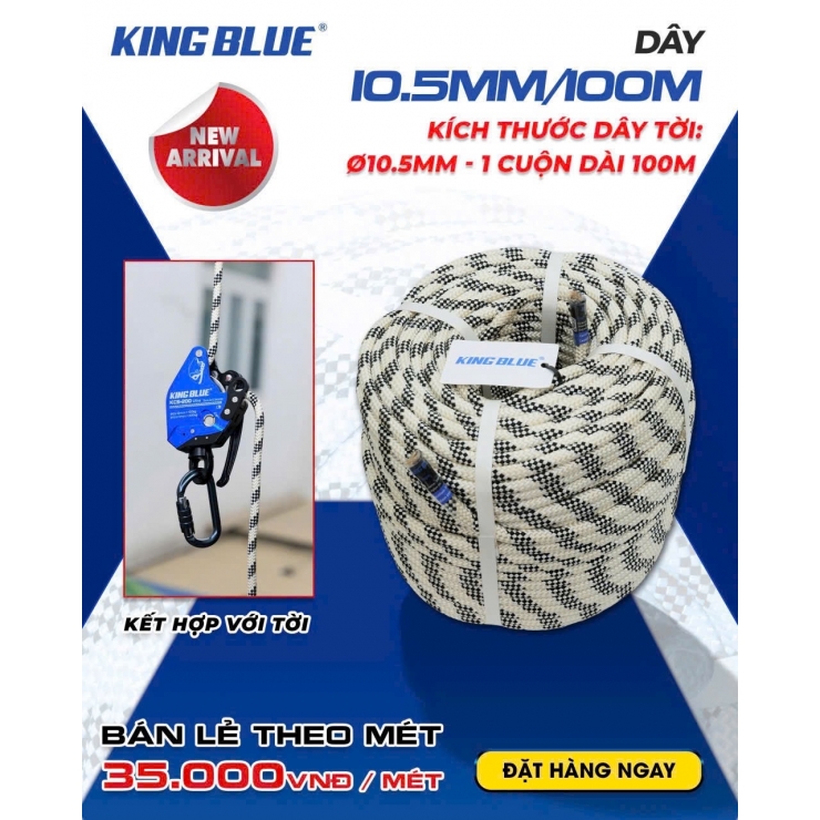 Tời nâng hạ khoan Pin Kingblue KCS-200 ( 100-200kg )