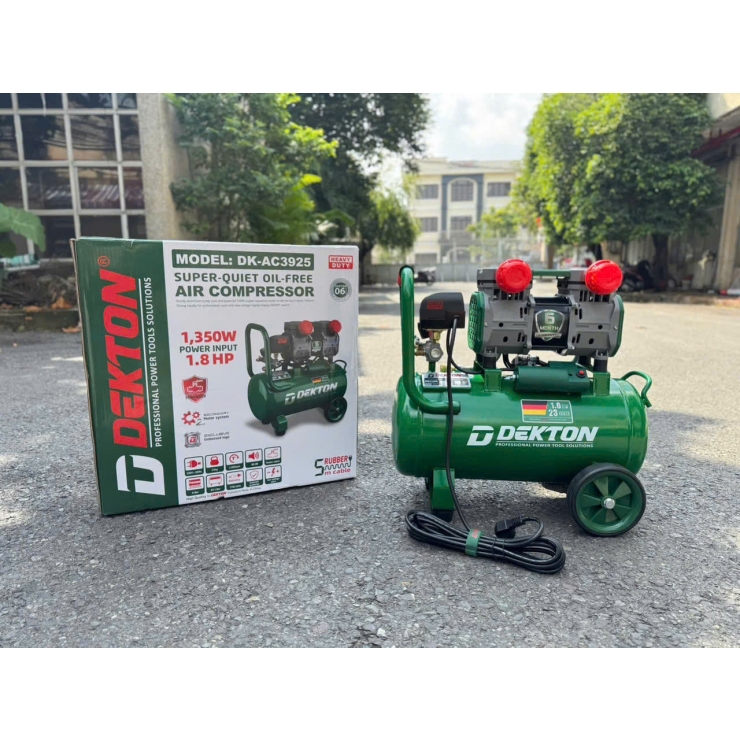 Máy nén khí không dầu 23 lít Dekton DK-AC3925