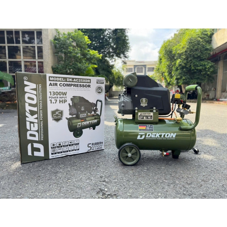 Máy nén khí 25 lít Dekton DK-AC25XDR ( chạy dầu )