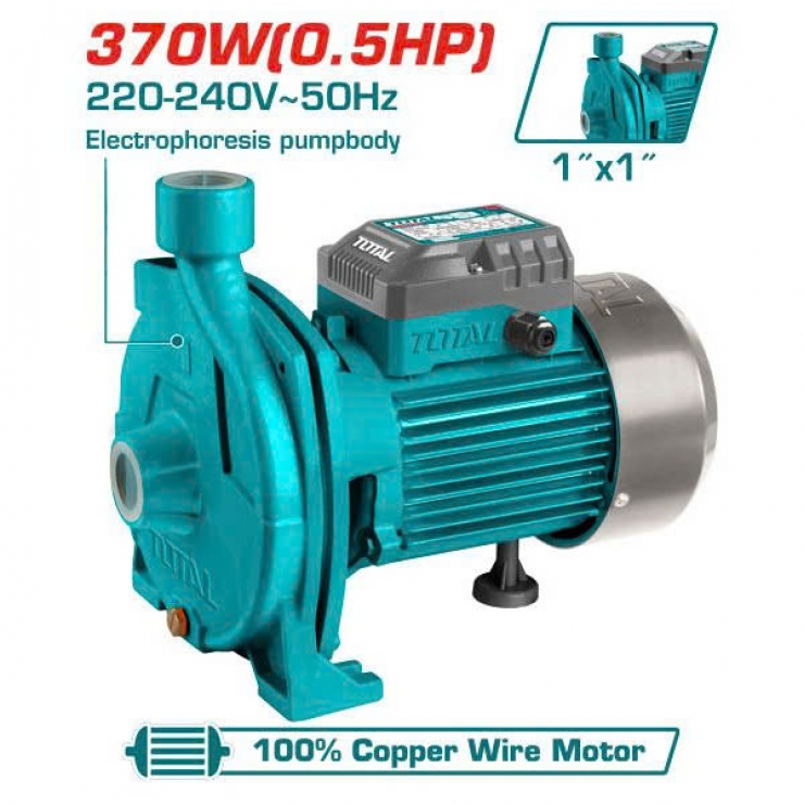 Máy bơm nước ly tâm 370W Total TWP23706 