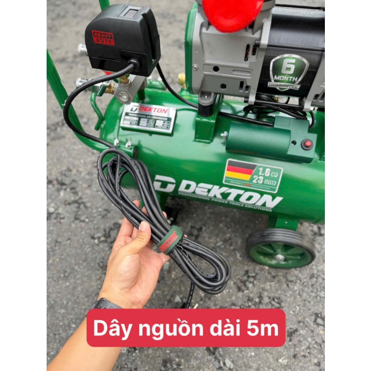 Máy nén khí không dầu 25 lít Dekton DK-3925PLUS 