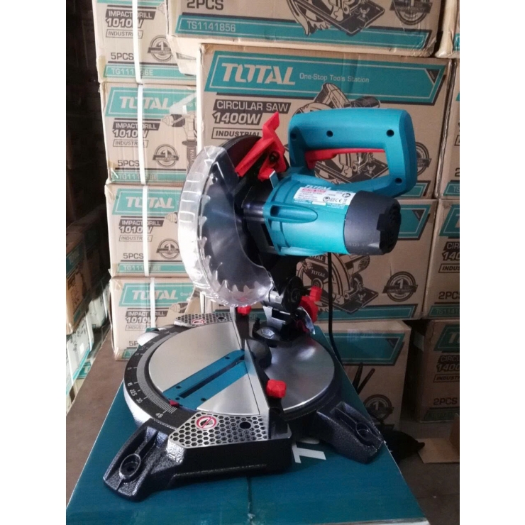 Máy cắt vát nhôm gỗ 210mm Total TS42142101