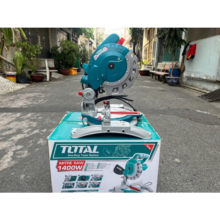 Máy cắt nhôm gỗ mini 210mm Total TS42142107 