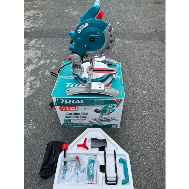 Máy cắt nhôm gỗ mini 210mm Total TS42142107 