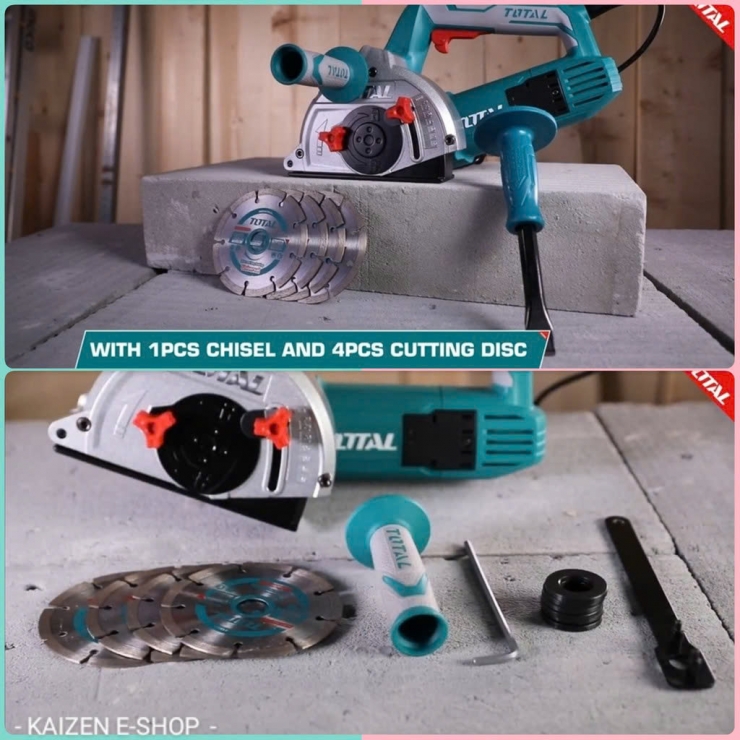 Máy cắt rãnh tường 2 lưỡi Total TWLC1256 1500W