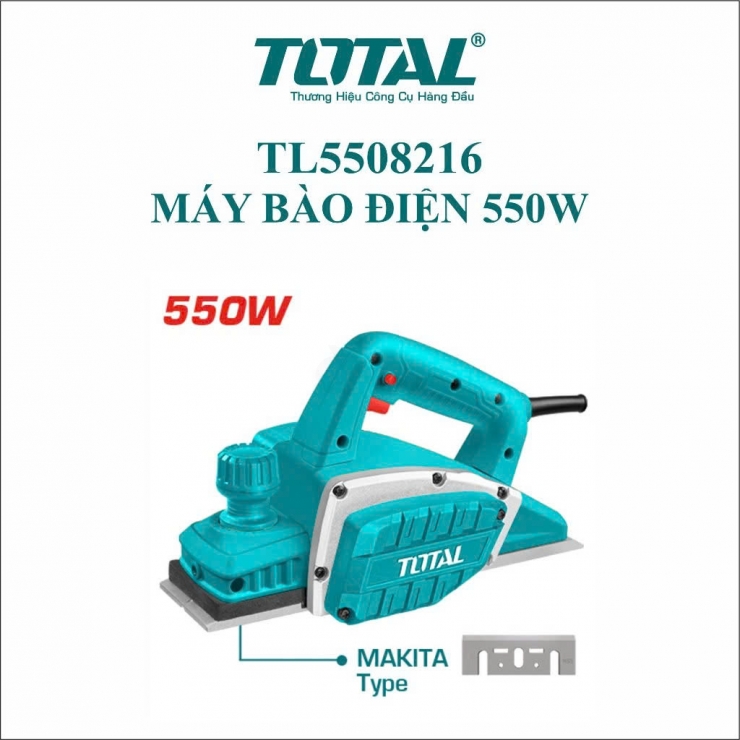 Máy bào điện 550W Total TL5508216 ( 82mm x 1mm )