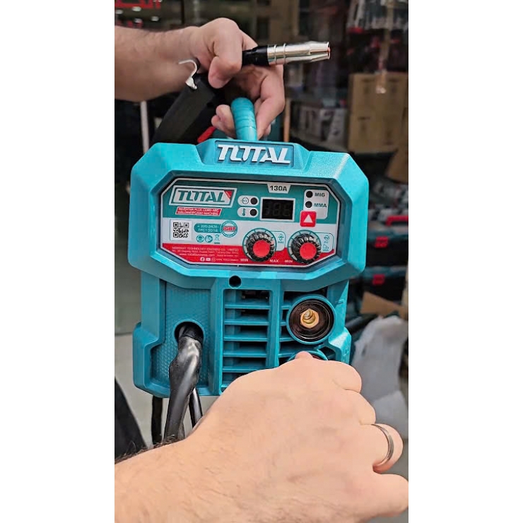 Máy hàn Mig không khí Total TFC13018 ( MMA/Mig cuộn 1Kg )