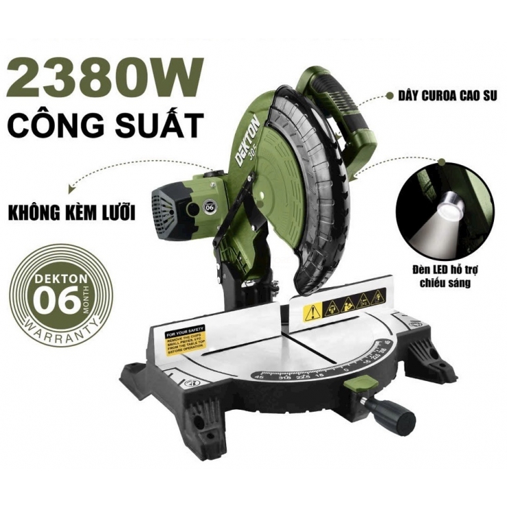 Máy cắt nhôm 305mm Dekton DK-CN305XCR ( dây coroa )