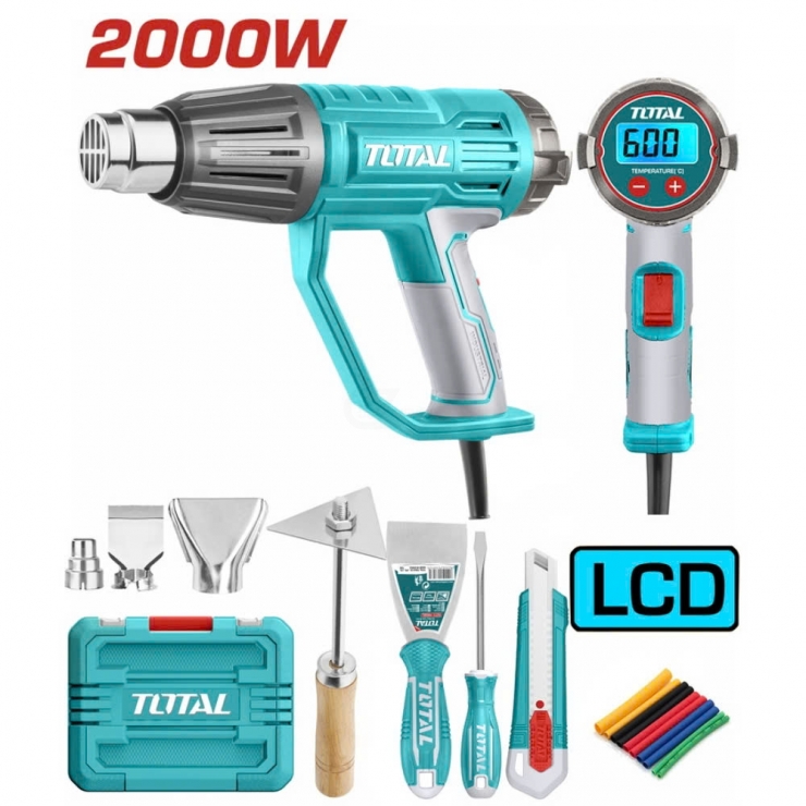Máy khò nhiệt 2000W Total TB200561 ( LCD 600 ° C )