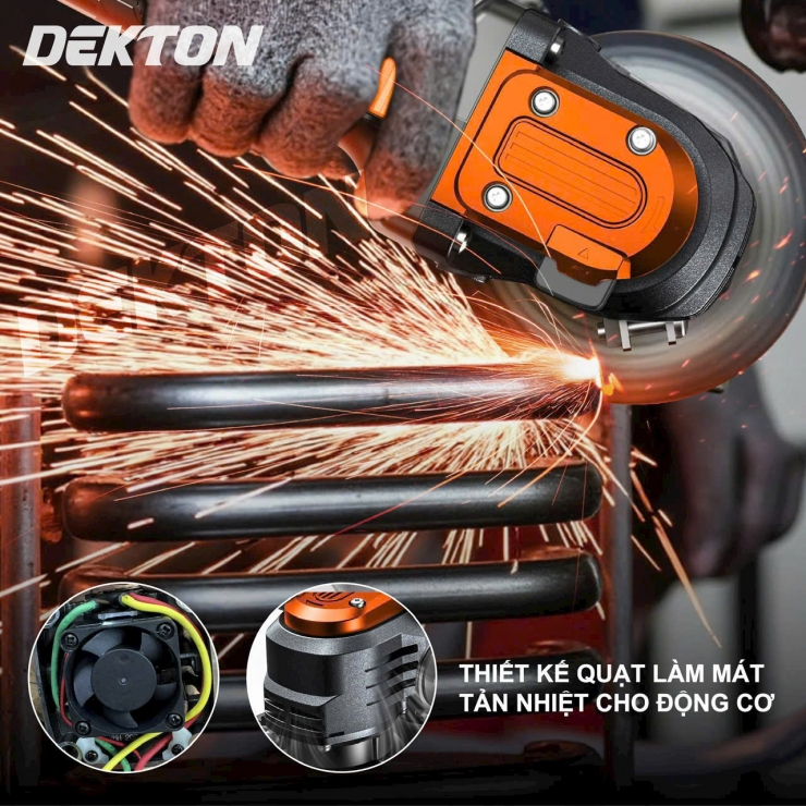 Máy mài không bánh răng Pin 21V Dekton M21-AG1020GLT ( chưa Pin và Sạc )