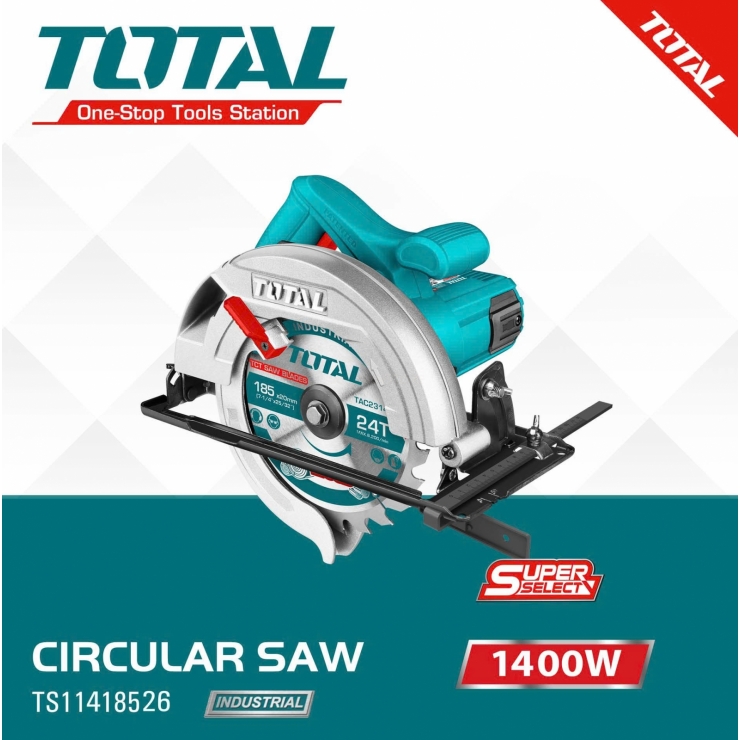 Máy cắt gỗ 185mm Total TS11418526 ( 1400W )