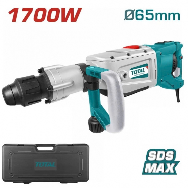 Máy khoan , đục 65mm Total TH117501 hammer ( 1700W 27J )