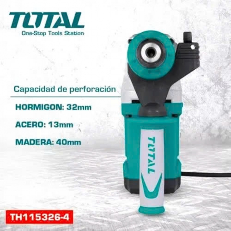 Khoan đục bê tông 14mm Total TH110266 ( 3 chức năng )