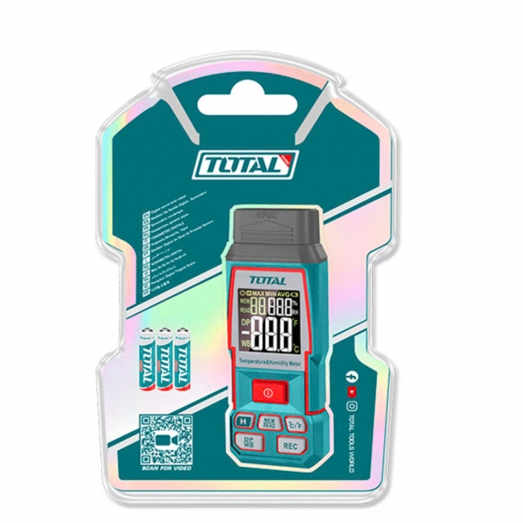 Máy đo độ ẩm gỗ LCD Total TETWM031