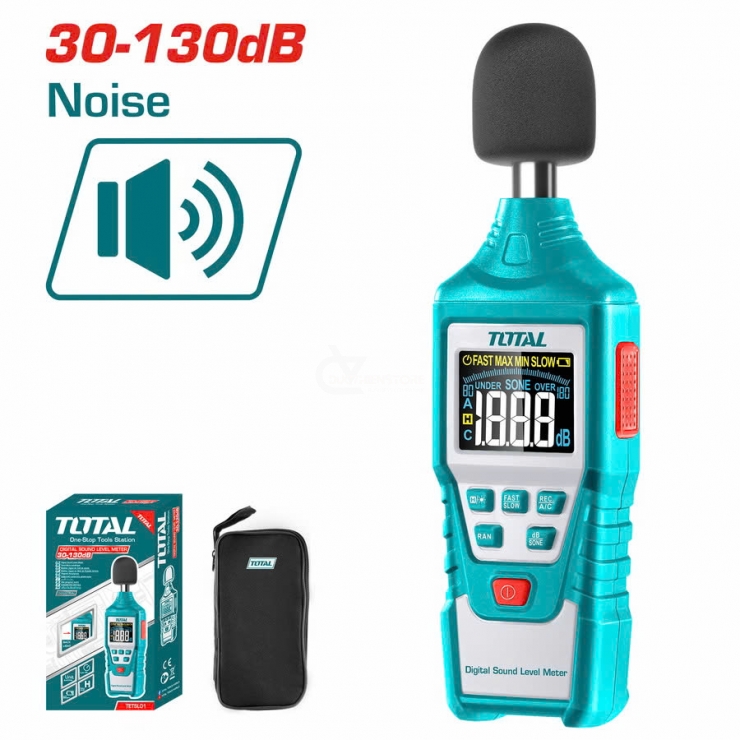 Máy đo độ ồn LCD Total TETSL01 ( 30-130dB )
