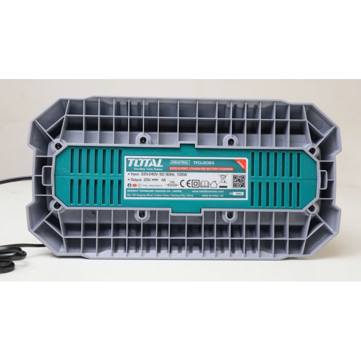 Sạc nhanh 6 cổng 4.0Ah Total TFCLI2064 ( 20V*6port*4A )