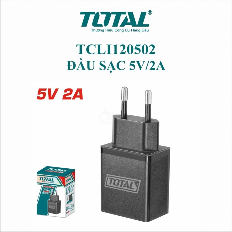 Sạc pin 5V 2.0Ah Total TCLI120502 