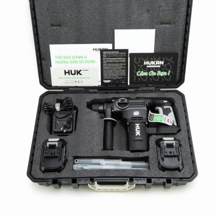 Máy khoan đục Pin 21V Hukan G3-R28PLUX Hammer ( chưa Pin & Sạc )