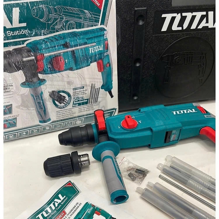 Khoan bê tông 800W Total TH308268-2 ( đầu chuyển )