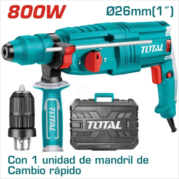 Khoan bê tông 800W Total TH308268-2 ( đầu chuyển )