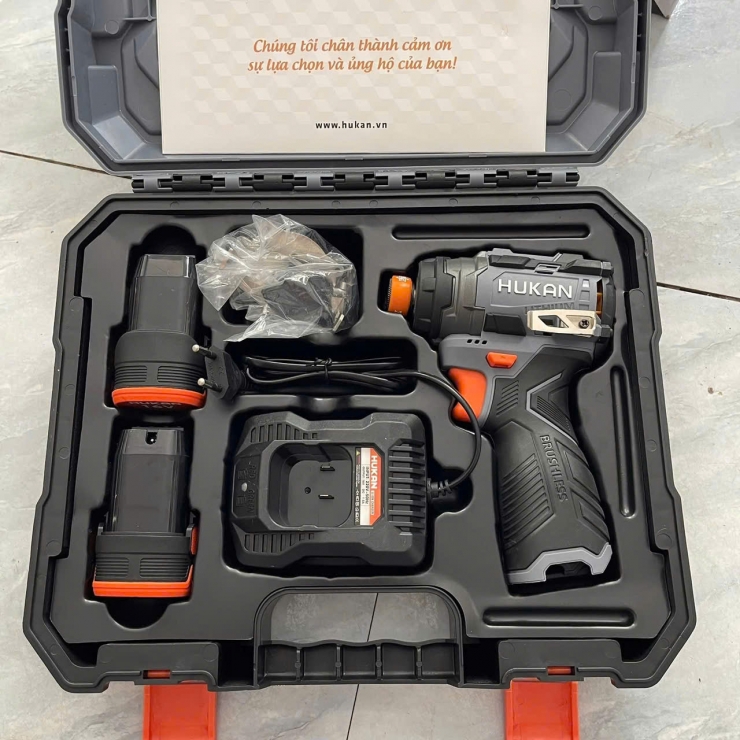 Máy bắn vít 16V Hukan G1-V141LUX Brushless 