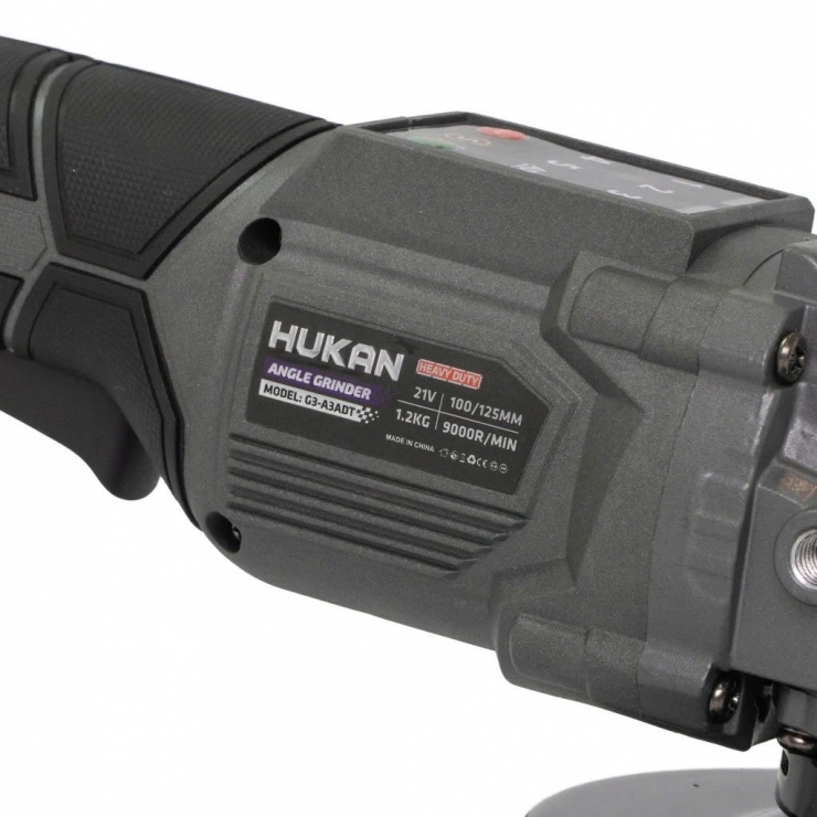 Máy mài góc 100/125mm Pin 21V Hukan G3-A3ADT Brushless ( chưa Pin & Sạc )