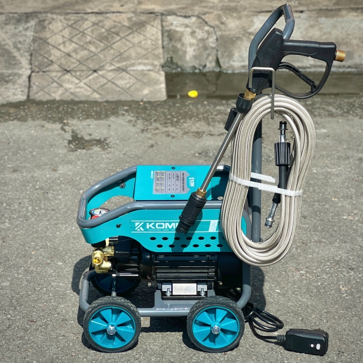 Máy rửa xe áp cao 3200W Komi KM-34S ( xe đẩy )