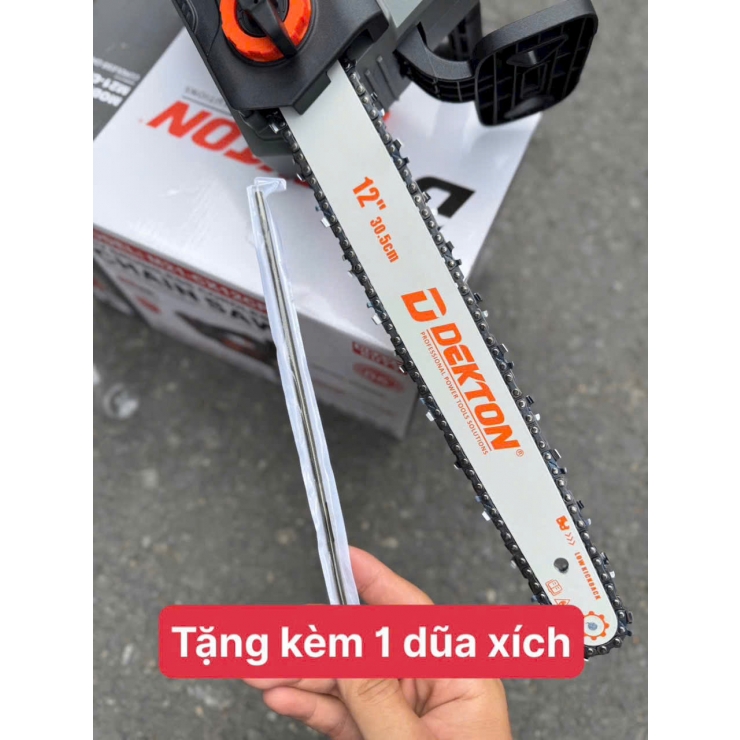 Thân máy cưa xích 12inch Pin 21V Dekton M21-CX12XCP Brushless