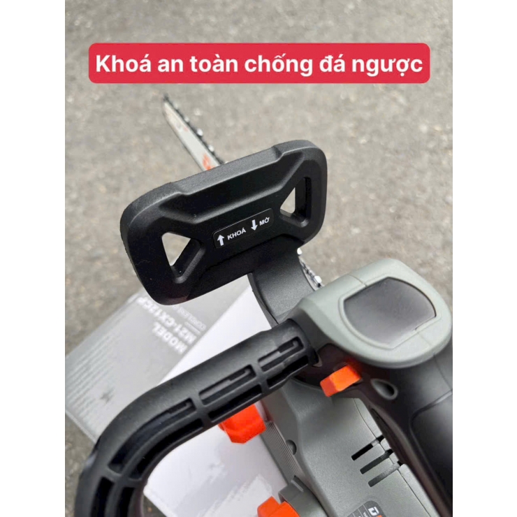 Cưa xích 12inch Pin 21V Dekton M21-CX12CP ( chưa Pin & Sạc )