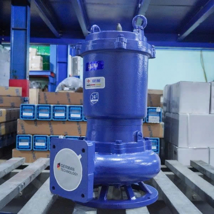 Bơm chìm nước thải công nghiệp Adelino AQK48-25 ( 3 pha 10Hp )