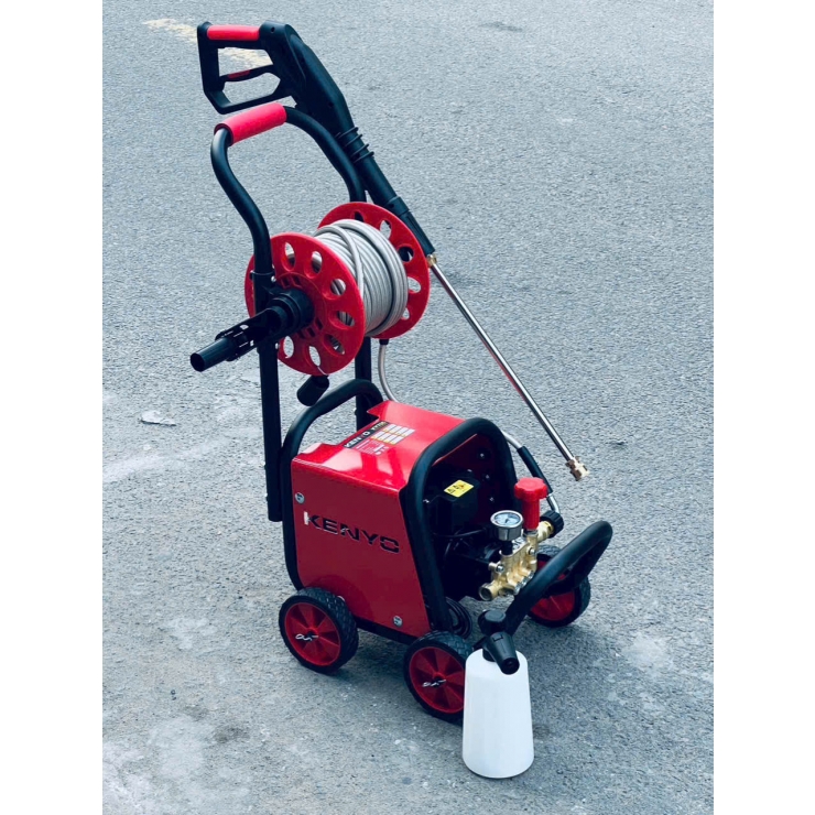 Máy rửa xe chỉnh áp 3.8Kw Kenyo KY-705 xe đẩy