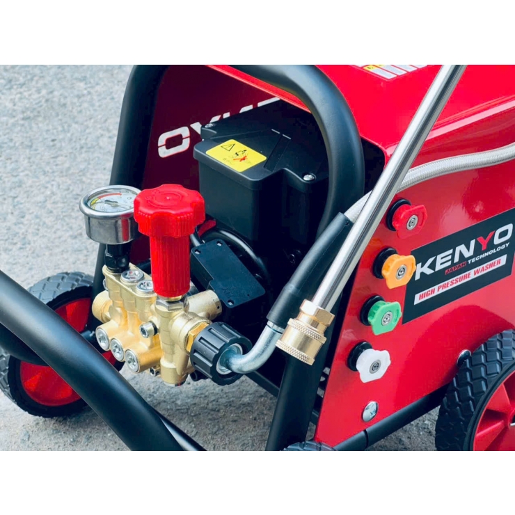 Máy rửa xe chỉnh áp 3.8Kw Kenyo KY-705 xe đẩy