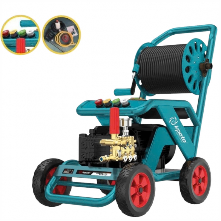 Máy xịt rửa công nghiệp 3.5Kw Kpoto KP180-A1 ( pittong gốm )