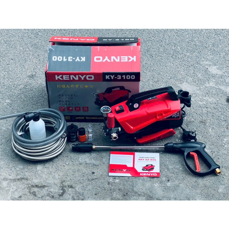 Máy rửa xe chỉnh áp 3.1Kw Kenyo KY-3100